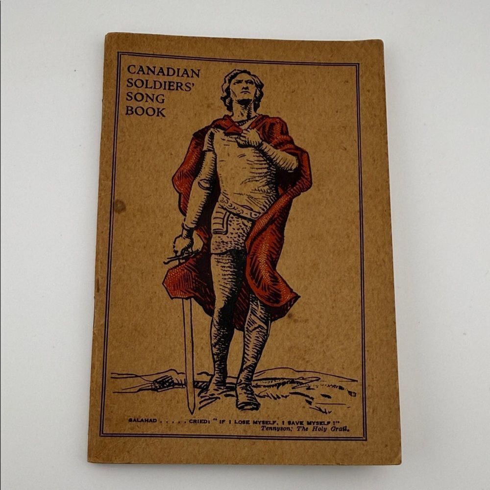 Rare Antique WW1 Canadian Soldiers' Song Book